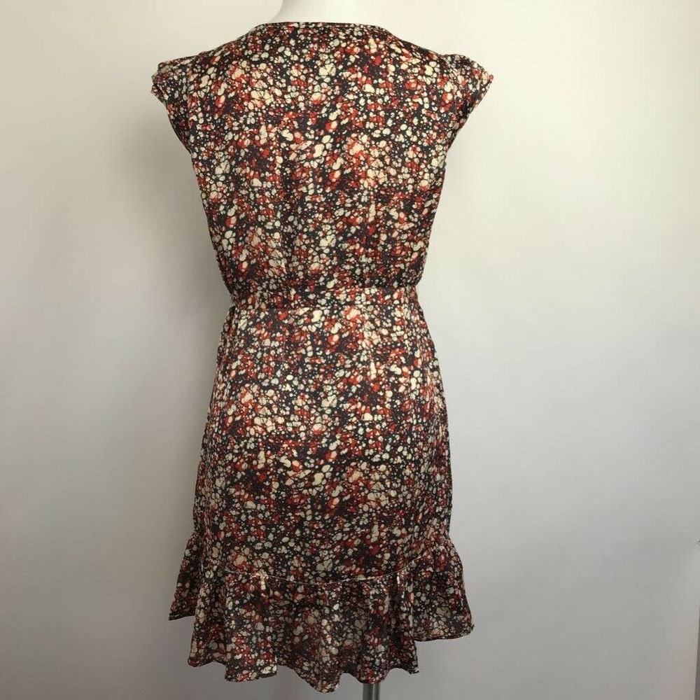 Tulle Anthropologie Sheath Dress Ruffle Hem Sz M - Picture 5 of 8